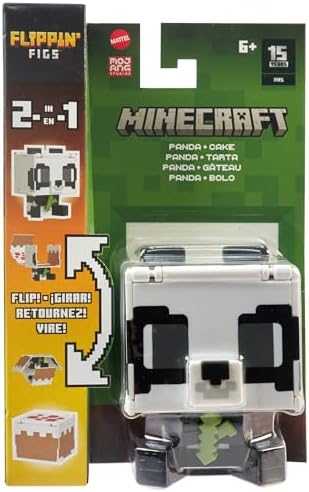 Mattel Figūrėlė Minecraft panda su transformacija HTL48