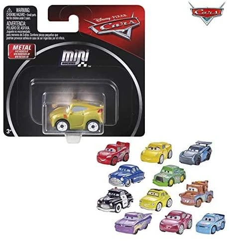 Mattel CARS 3 automodelis Mini lenktynininkas, asort., GKF65