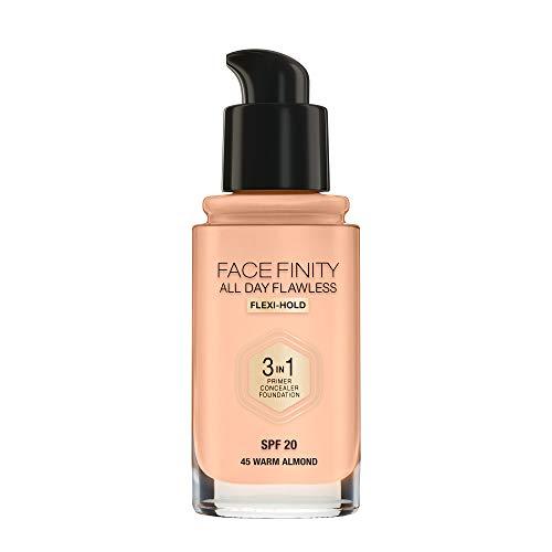 Max Factor Facefinity All Day Flawless makiažo pagrindas moterims 30 ml, WARM ALMOND
