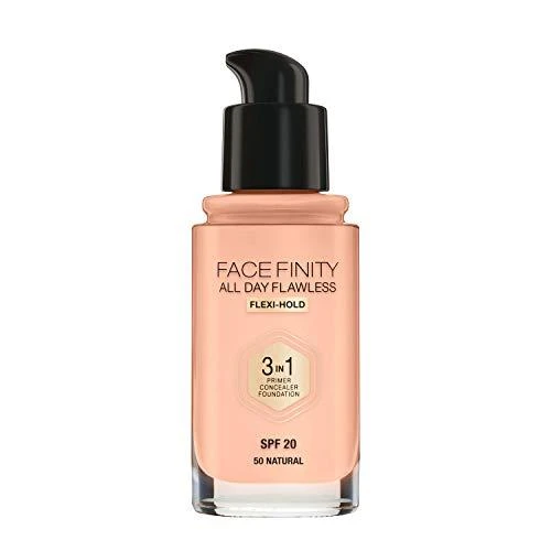 MAX FACTOR Facefinity 3in1 makiažo pagrindas Nr.50 Natural - 30ml