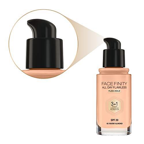 Max Factor Facefinity All Day Flawless makiažo pagrindas moterims 30 ml, WARM ALMOND