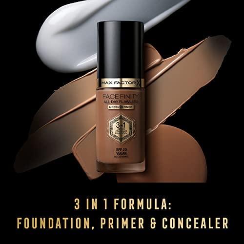 Max Factor Facefinity All Day Flawless Flexi-Hold 3in1 gruntas Maskuoklis Foundation SPF20 40, 30 ml