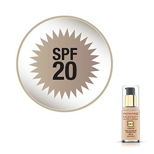 Max Factor Facefinity All Day Flawless Flexi-Hold 3in1 gruntas Maskuoklis Foundation SPF20 40, 30 ml