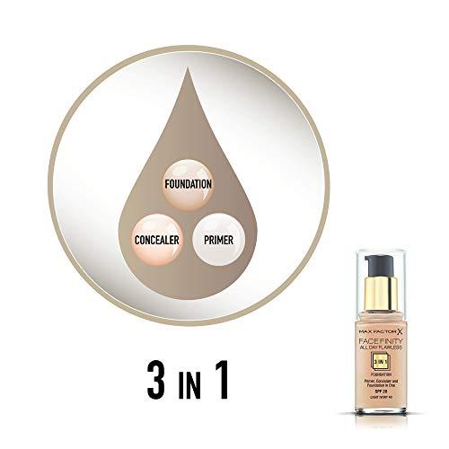 Max Factor Facefinity All Day Flawless Flexi-Hold 3in1 gruntas Maskuoklis Foundation SPF20 40, 30 ml