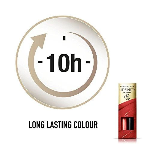 "Max Factor Lipfinity" lūpų dažai 120 Hot
