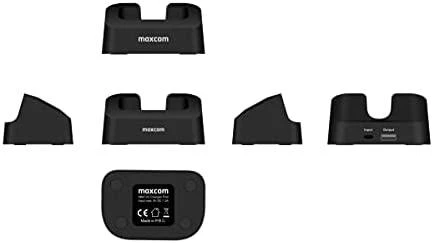 „Maxcom Comfort MM735“ su įkrovimo stotele + SOS apyranke juodos spalvos