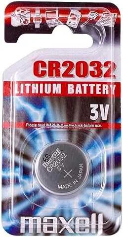 Maxell ličio elementas, 3V (CR2032), 1 pakuotė / CR2032