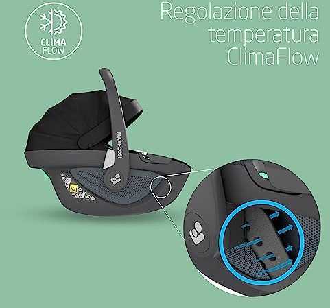 MAXI COSI automobilinė kėdutė PEBBLE 360, juoda, 8044672110