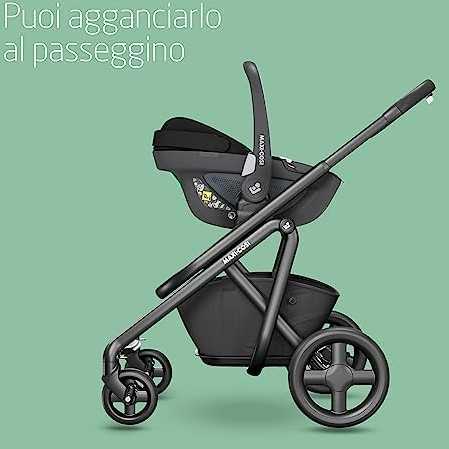 MAXI COSI automobilinė kėdutė PEBBLE 360, juoda, 8044672110