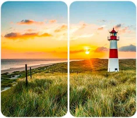 Maximex PIECES Stiklinės apsauginės plokštės krosnelei LIGHTHOUSE, 2 vnt