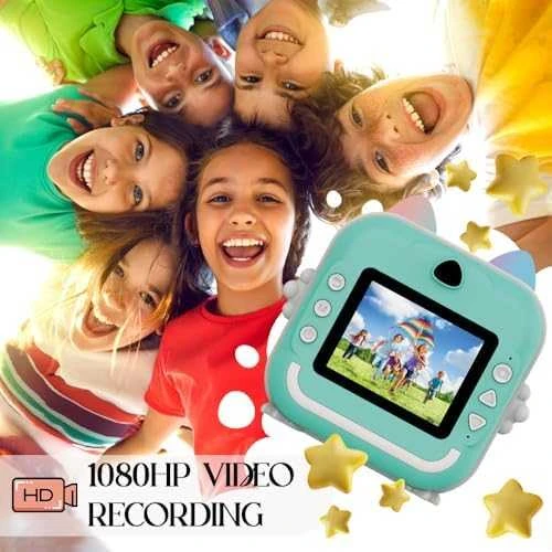 Maxlife momentinis fotoaparatas MXPC-100 mėlynas