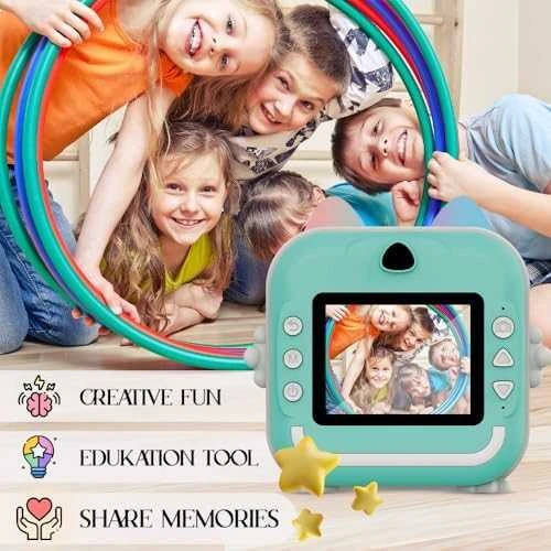 Maxlife momentinis fotoaparatas MXPC-100 mėlynas