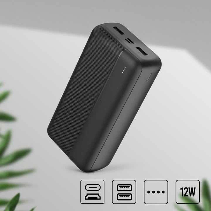 Maxlife išorinė baterija MXPB-02 30000 mAh juoda