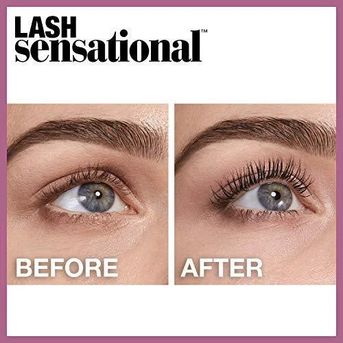 Maybelline Lash Sensational blakstienų tušas su elastomeriniu dvipusiu lenktu šepetėliu
