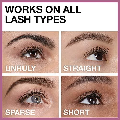 Maybelline Lash Sensational blakstienų tušas su elastomeriniu dvipusiu lenktu šepetėliu