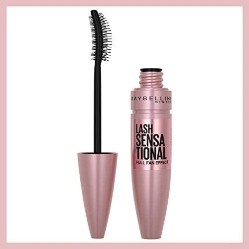 Maybelline Lash Sensational blakstienų tušas su elastomeriniu dvipusiu lenktu šepetėliu