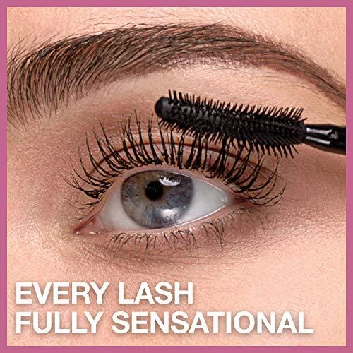 Maybelline Lash Sensational blakstienų tušas su elastomeriniu dvipusiu lenktu šepetėliu