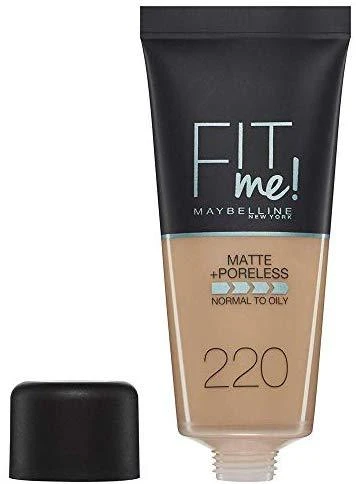 Makiažo pagrindas Maybelline Fit Me Matte+Poreless (220 Natural Beige) 30ml