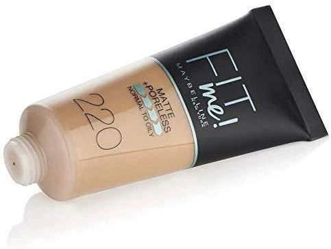 Makiažo pagrindas Maybelline Fit Me Matte+Poreless (220 Natural Beige) 30ml