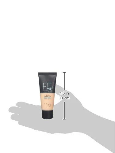 Makiažo pagrindas Maybelline Fit Me Matte+Poreless (115 Ivory) 30ml