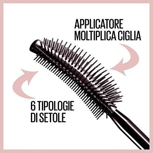 Maybelline Lash Sensational vandeniui atsparus blakstienų tušas su elastomeriniu dvipusiu lenktu šepetėliu 9,5ml