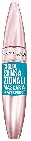 Maybelline Lash Sensational vandeniui atsparus blakstienų tušas su elastomeriniu dvipusiu lenktu šepetėliu 9,5ml