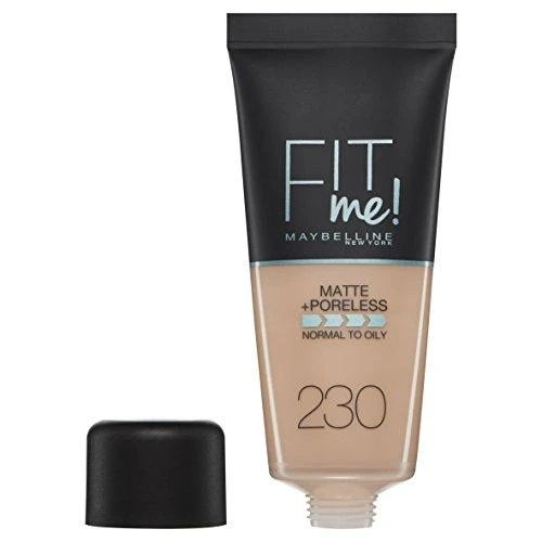 Makiažo pagrindas Maybelline Fit Me Matte+Poreless (230 Natural Buff) 30ml
