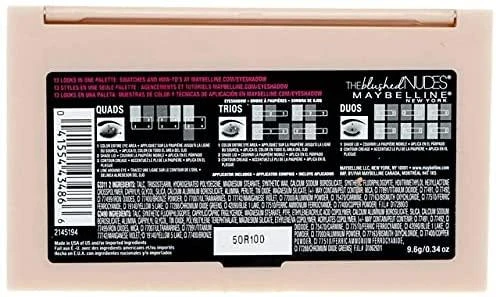 Maybelline ŠEŠĖLIŲ PALETĖ BLUSHED NUDES