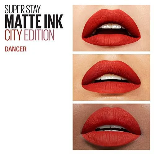 Maybelline New York Superstay Matte Ink Skysti matiniai lūpų dažai, 5 ml, spalva - 118 Dancer