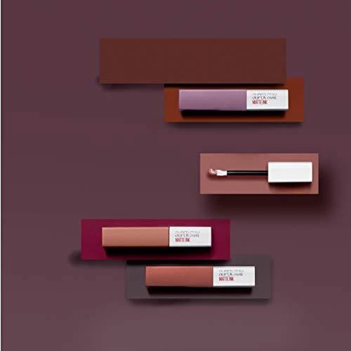 Maybelline New York Superstay Matte Ink Skysti matiniai lūpų dažai, 5 ml, spalva - 80 Ruler