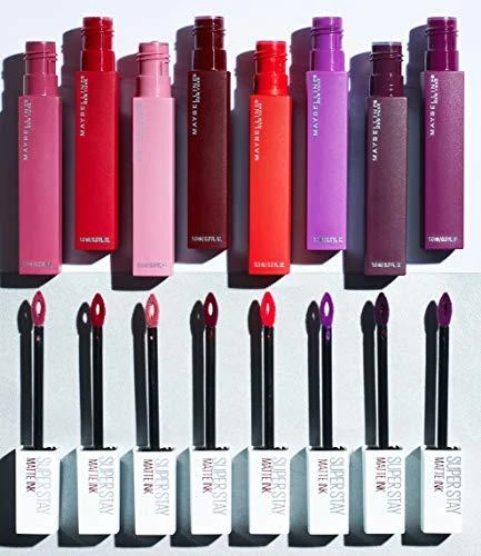 Maybelline New York Superstay Matte Ink Skysti matiniai lūpų dažai, 5 ml, spalva - 130 Self-starters