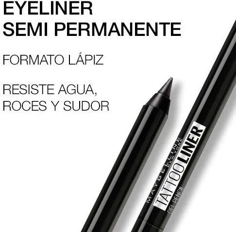 Maybelline MAY TAT.LINER GEL PENCIL NU 900 DEEP ON akių kontūro pieštukas Želė Juoda