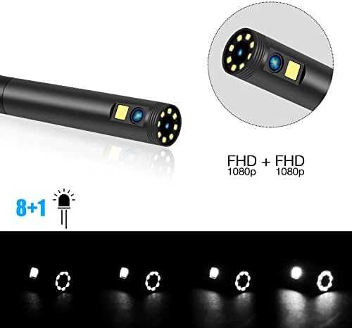 MBG Line DUO apžiūros kamera (endoskopas) 10M 9LED 2xFull HD