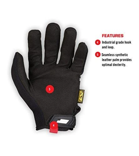 Mechanix Wear Pirštinės Mechanix The Original® mėlynos XL dydis. Velcro, dirbtinė oda, Treck Dry