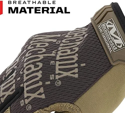 Mechanix Wear Pirštinės The Original® rudos M dydis. Velcro, dirbtinė oda, TrekDry®