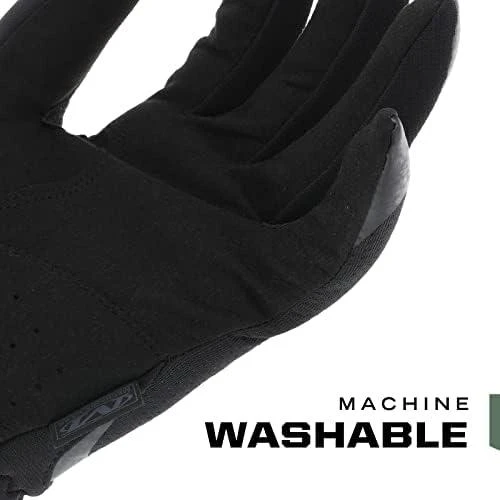 Mechanix Wear Pirštinės Mechanix FastFit® juodos, XL dydis. Rauktas rankogalis, 0.6 mm dirbtinė oda, TrekDry®, touchscreen technologija