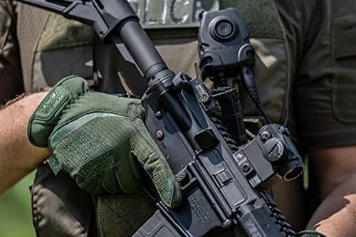 Mechanix Wear Pirštinės Mechanix FastFit® Olive Drab, žalios XL dydis. Rauktas rankogalis, dirbtinė oda, TrekDry®