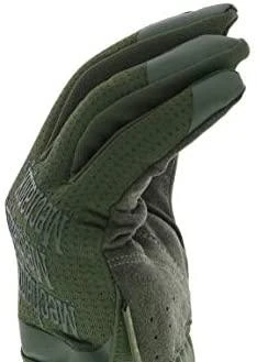 Mechanix Wear Pirštinės Mechanix FastFit® Olive Drab, žalios XXL dydis. Rauktas rankogalis, dirbtinė oda, TrekDry®