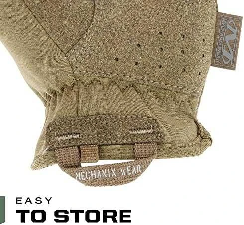 Mechanix Wear Pirštinės Mechanix FastFit® Coyote, L dydis. Rauktas rankogalis, 0.6 mm dirbtinė oda, TrekDry®, touchscreen technologija