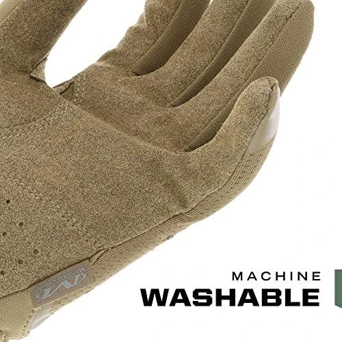 Mechanix Wear Pirštinės Mechanix FastFit® Coyote, L dydis. Rauktas rankogalis, 0.6 mm dirbtinė oda, TrekDry®, touchscreen technologija