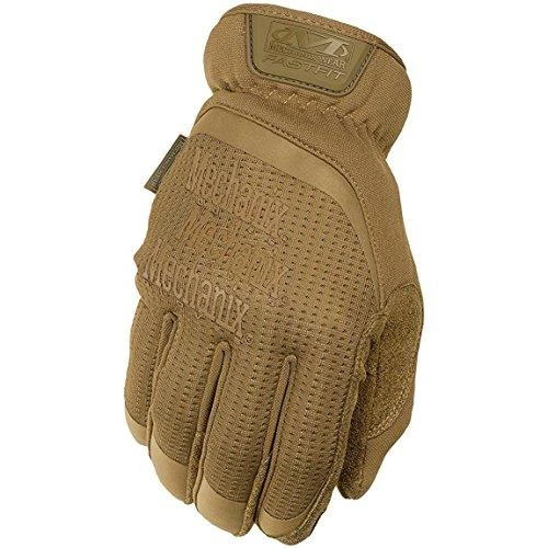 Mechanix Wear Pirštinės Mechanix FastFit® Coyote, XL dydis. Rauktas rankogalis, 0.6 mm dirbtinė oda, TrekDry®, touchscreen technologija