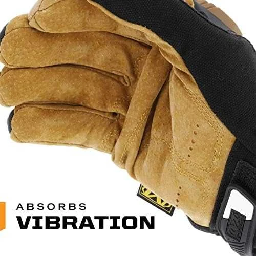 Mechanix Wear Pirštinės Mechanix Durahide™ M-Pact® S dydis. Velcro, TrekDry®, dirbtinė oda 4X, delno, krumplių, Armortex®, pirštų apsauga, D30® apsauga nuo vibracijos
