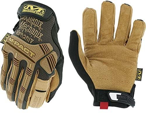 Mechanix Wear PirštinėsMechanix Durahide™ M-Pact® XL dydis. Velcro, TrekDry®, oda, delno, krumplių, pirštų apsauga, D30® apsauga nuo vibracijos