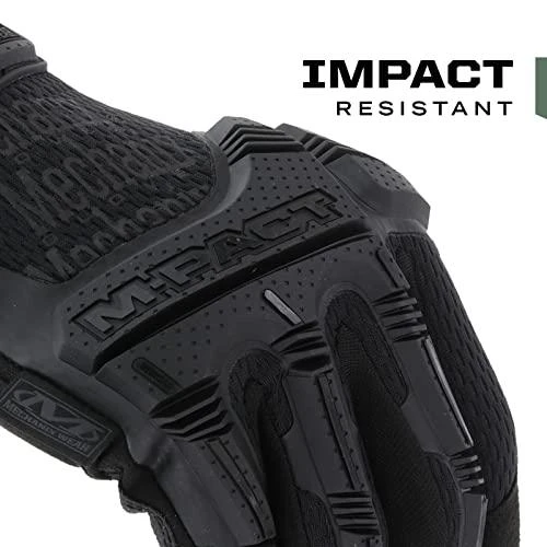 Mechanix Wear Pirštinės Mechanix M-Pact® Covert juodos XXL dydis. Velcro, TrekDry®, dirbtinė oda, delno, krumplių, Armortex®, pirštų apsauga, D30® apsauga nuo vibracijos