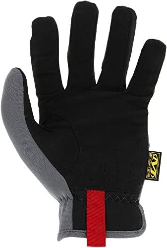 Mechanix Wear Pirštinės Mechanix FastFit® XL dydis. PILKOS. Rauktas rankogalis, dirbtinė oda, TrekDry®