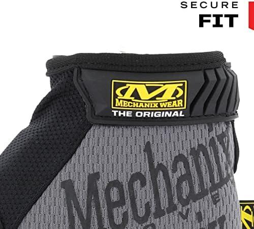 Mechanix Wear Pirštinės Mechanix The Original® juodos/pilkos XL dydis. Velcro, dirbtinė oda, TrekDry®