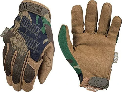 Mechanix Wear Pirštinės Mechanix The Original® Woodland Camo M dydis. Velcro, dirbtinė oda, TrekDry®