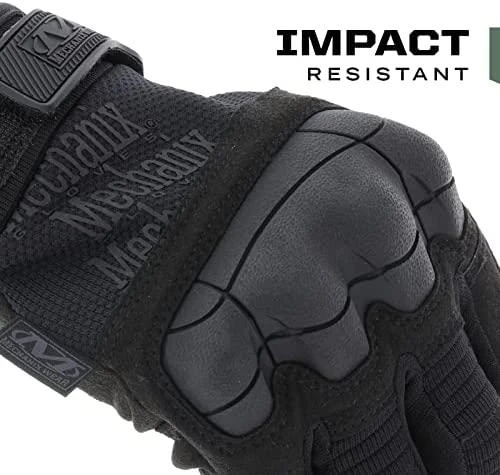 Mechanix Wear Pirštinės Mechanix M-Pact® 3 Covert juodos L dydis. Velcro, TrekDry®, dirbtinė oda, delno, krumplių, Armortex®, pirštų apsauga, D30® apsauga nuo vibracijos