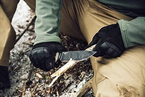 Mechanix Wear Pirštinės Mechanix M-Pact® 3 Covert juodos XL dydis. Velcro, TrekDry®, dirbtinė oda, delno, krumplių, Armortex®, pirštų apsauga, D30® apsauga nuo vibracijos