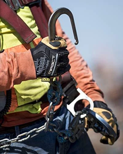 Mechanix Wear Pirštinės Mechanix Material4X M-Pact® XL dydis. Velcro, TrekDry®, dirbtinė oda 4X, delno, krumplių, Armortex®, pirštų apsauga, D30® apsauga nuo vibracijos